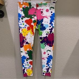 Ladies FiercePulse Color Splash Leggings Size XL
